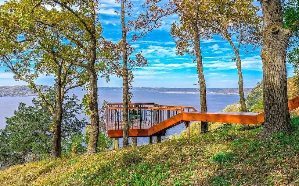 Check Out This Beautiful Lakefront Home for Sale Just Over the Border in Wisconsin