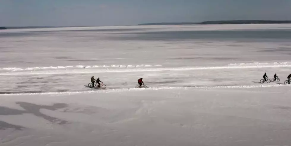 Ice Road Over Lake Superior is a Must Visit in the Winter
