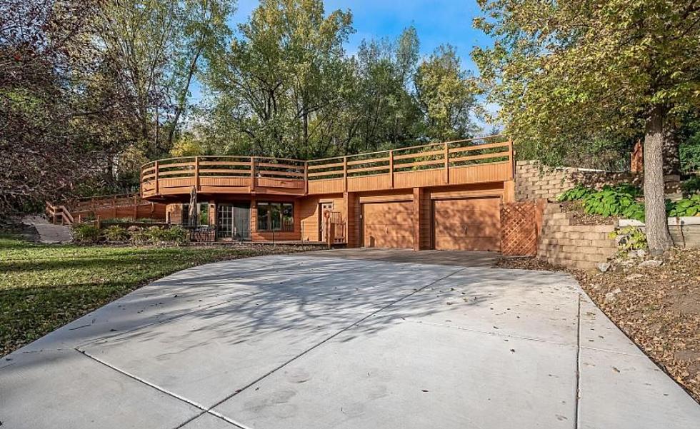 Minnesota Home Built Into a Hill for Sale with Amazing Rooftop Deck