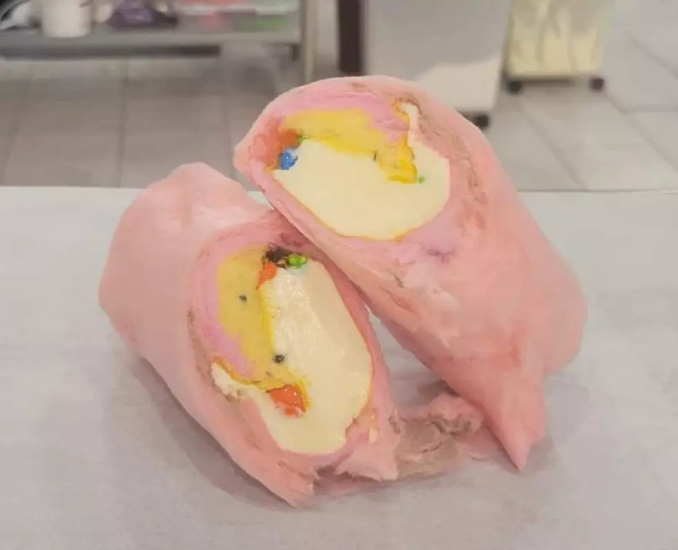 Minnesota Baker Has Created an Insane Cotton Candy Burrito
