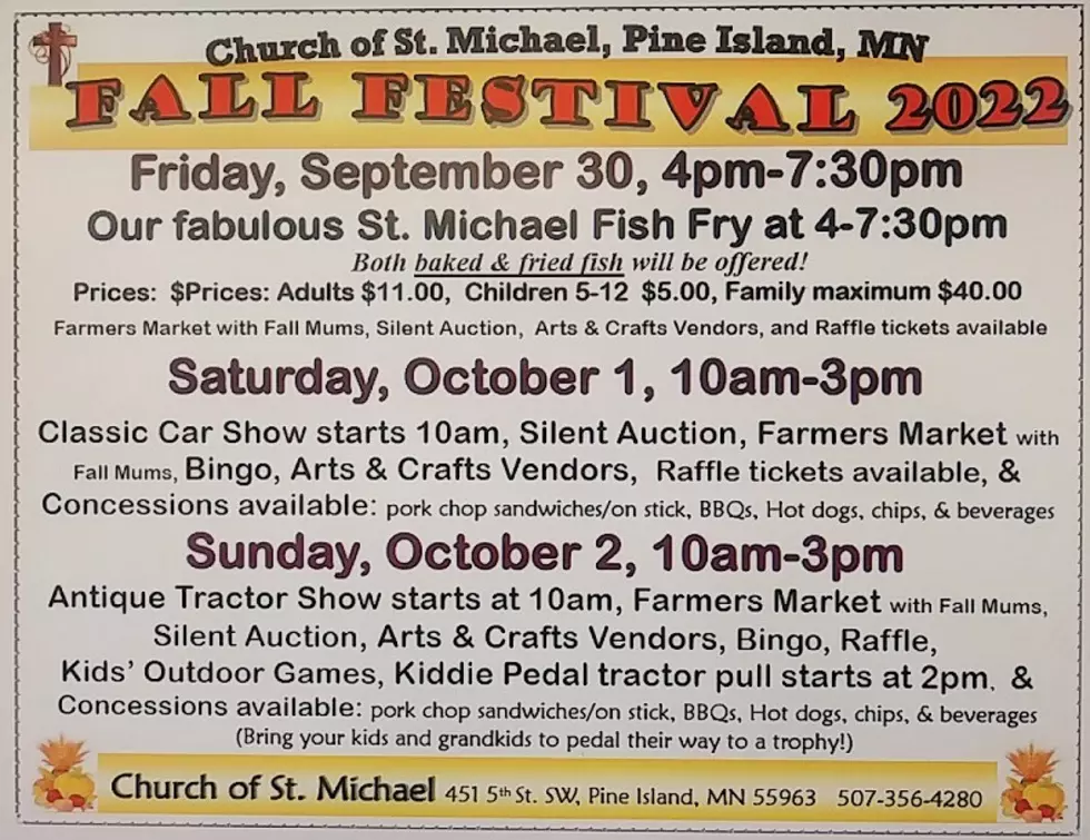 Annual Fall Festival at Church of Saint Michael, Pine Island