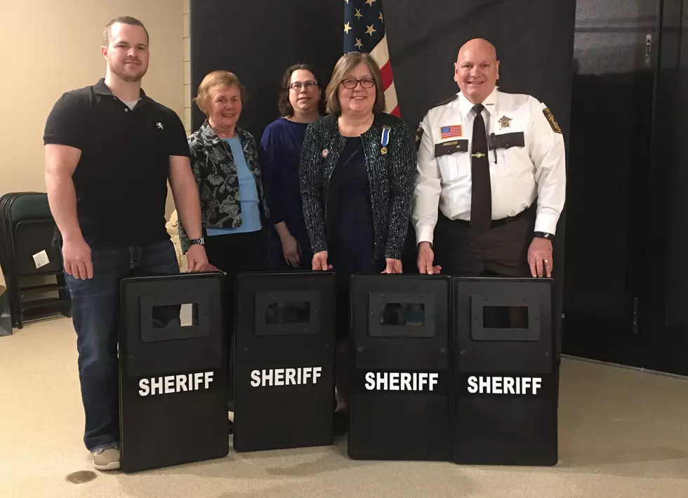Fillmore County Receives Gift of Ballistic Shields