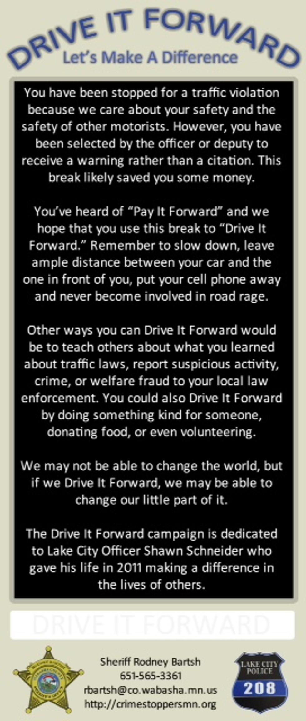 Wabasha County’s ‘Drive It Forward’ Program Creates Happy Drivers