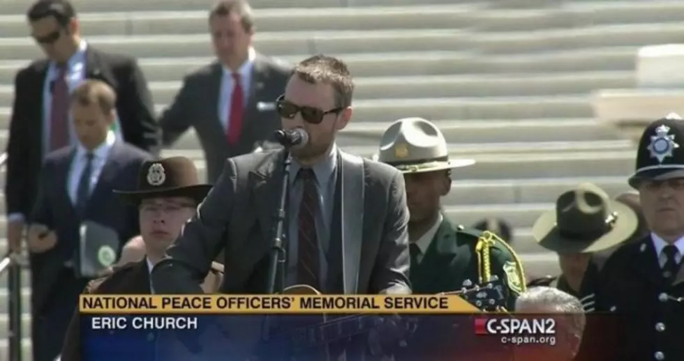 Eric Church performs at the National Peace Officers&#8217; Memorial Service