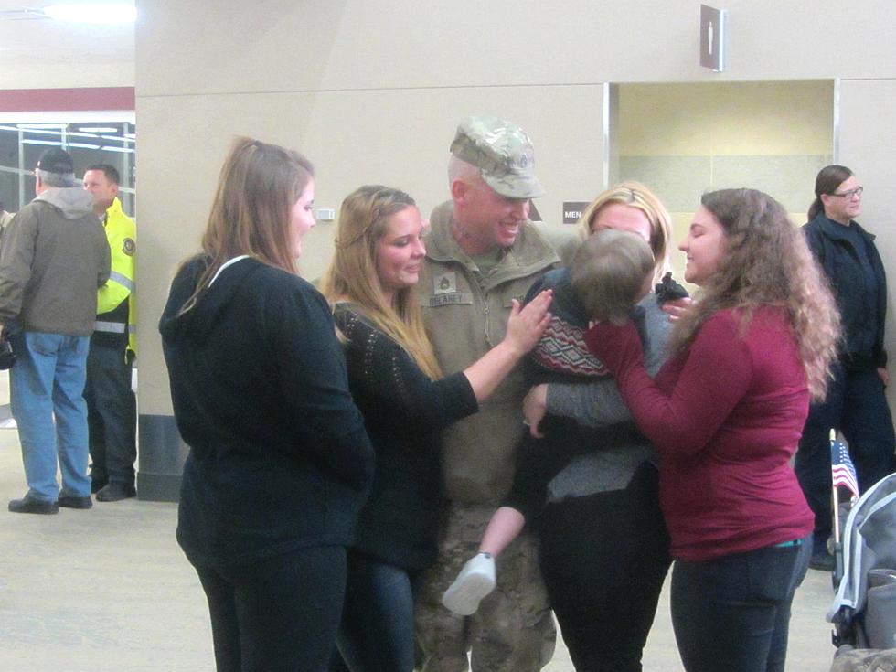 Army Reservist Delaney Welcomed Home at Rochester International Airport – Photos