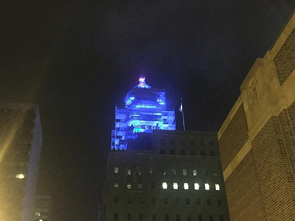 This Is Why Rochester’s Plummer Building Is Lit Up in Blue