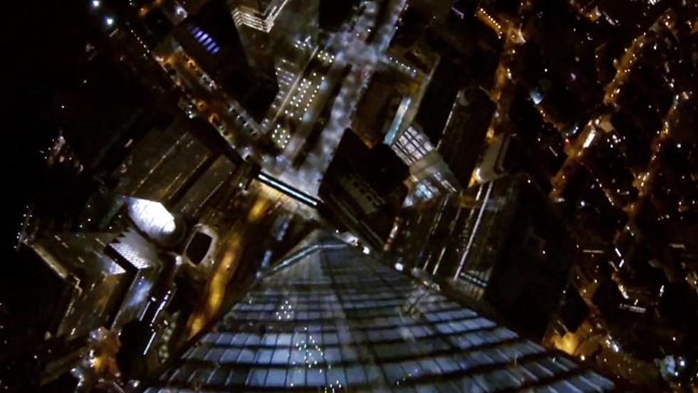 NYC Freedom Tower B.A.S.E. Jump!  Watch This Video!  (NSFW)