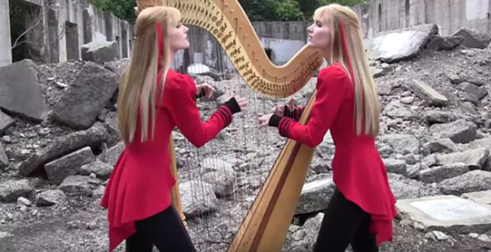 2 Girls 1 Harp: Harp Twins Perform Metallica&#8217;s &#8220;One&#8221; (video)