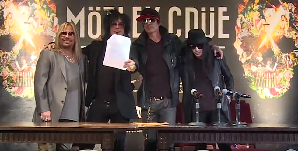 Motley Crue Destroy Their No Touring Contract in Epic Video