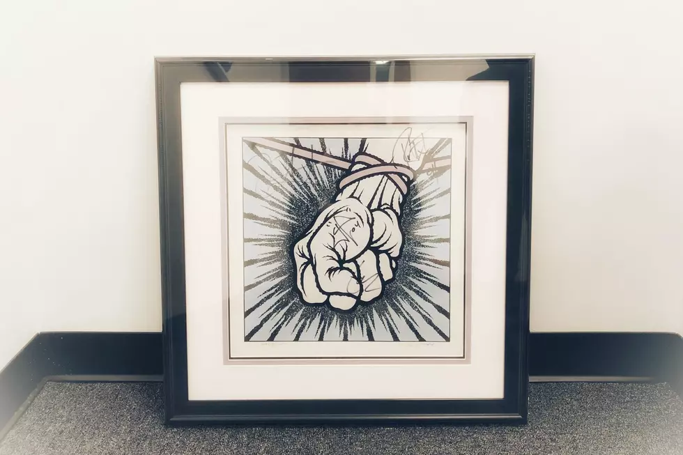 This St. Anger Autographed Lithograph Could Be Yours!