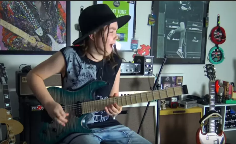Pandemic Break: Watch 10 Year Old Slay Cliffs of Dover on Guitar