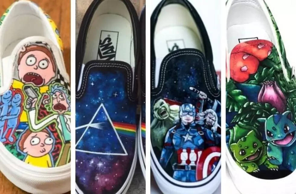 14 Pairs of Custom Painted Vans To Slip On and Go This Summer