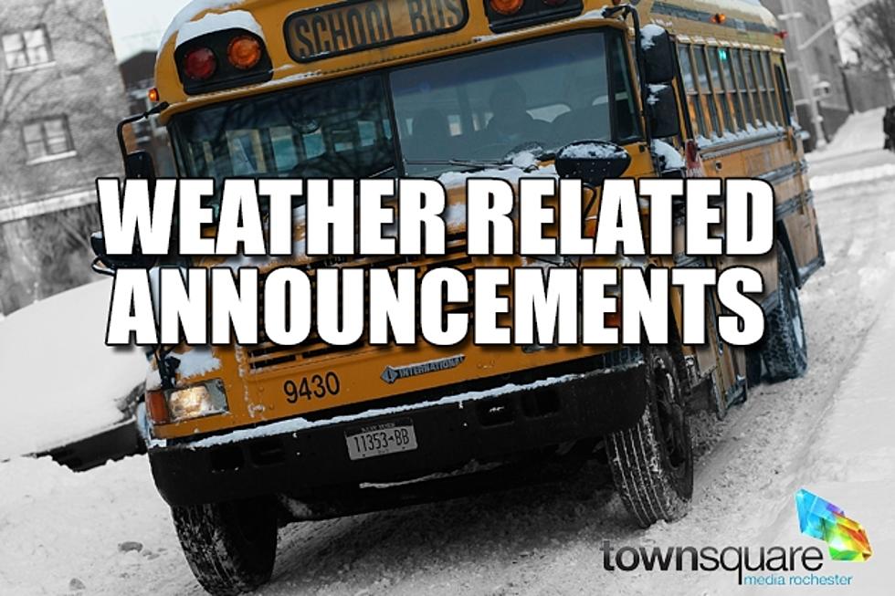 Weather Related Announcements for Monday 3/13
