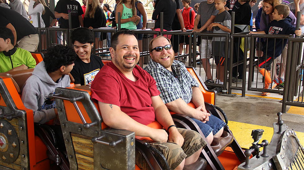 97ZOK’s Johnny Vaughn Rides Goliath At Six Flags Great America [VIDEO]