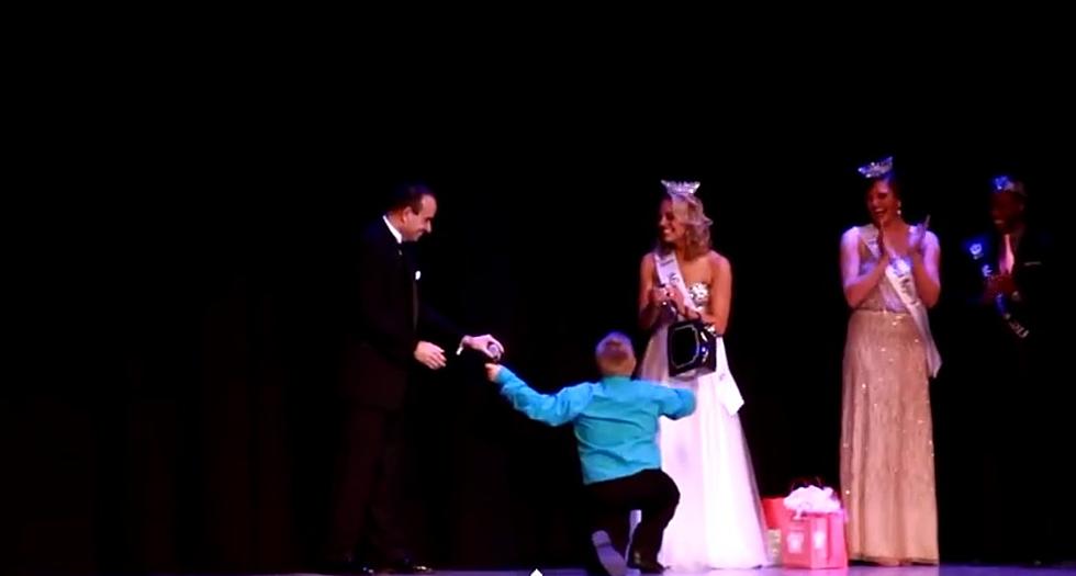 9-Year-Old’s Epic Proposal To Beauty Queen [VIDEO]