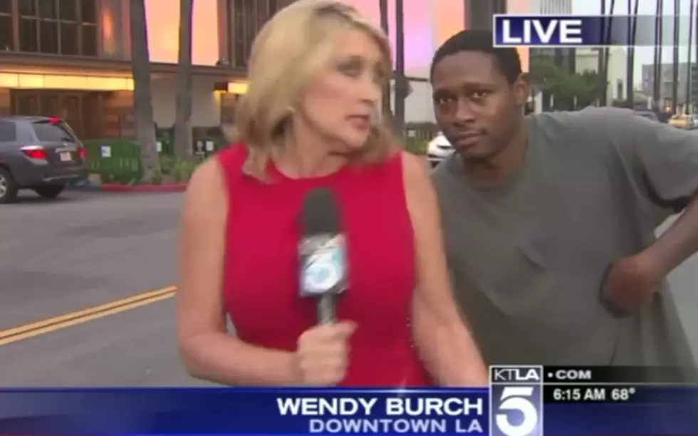 Watch This New Reporter Freak Out After She Gets Videobombed