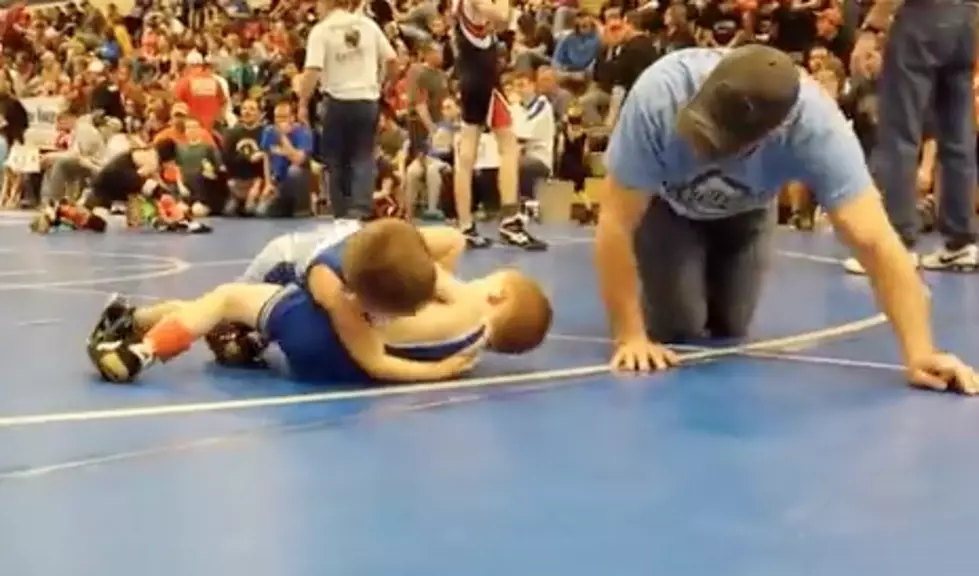 Kid Loses Wrestling Match to Twin Brother, Then Guess What