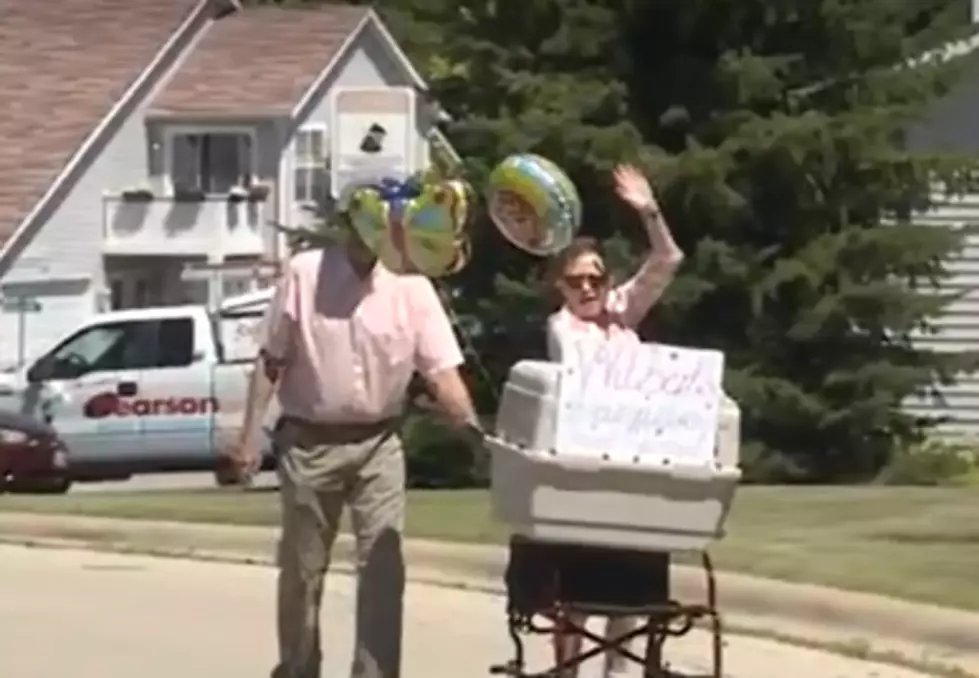 Adorable Elderly Couple from Loves Park Throws Cat Parade
