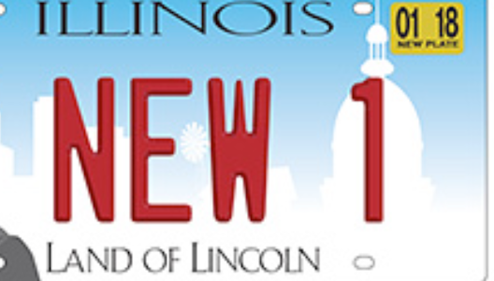 New Illinois License Plates