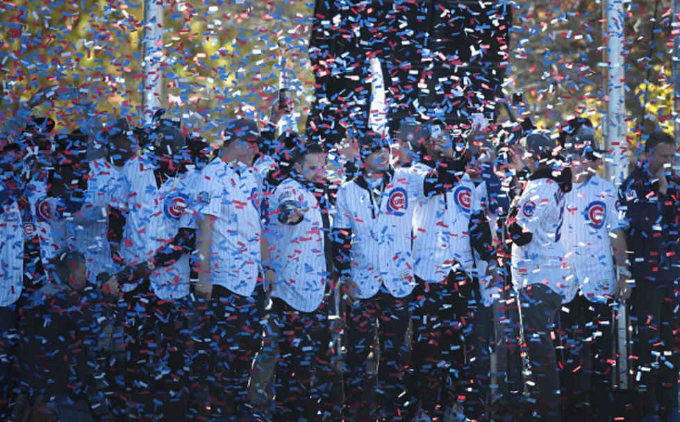 Cubs Fans are Selling Confetti from the Victory Parade and Rally