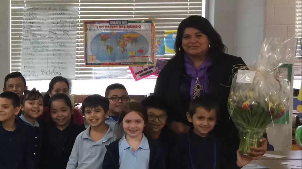 Teacher of the Week: Mrs. Belmontes from Barbour Language Academy