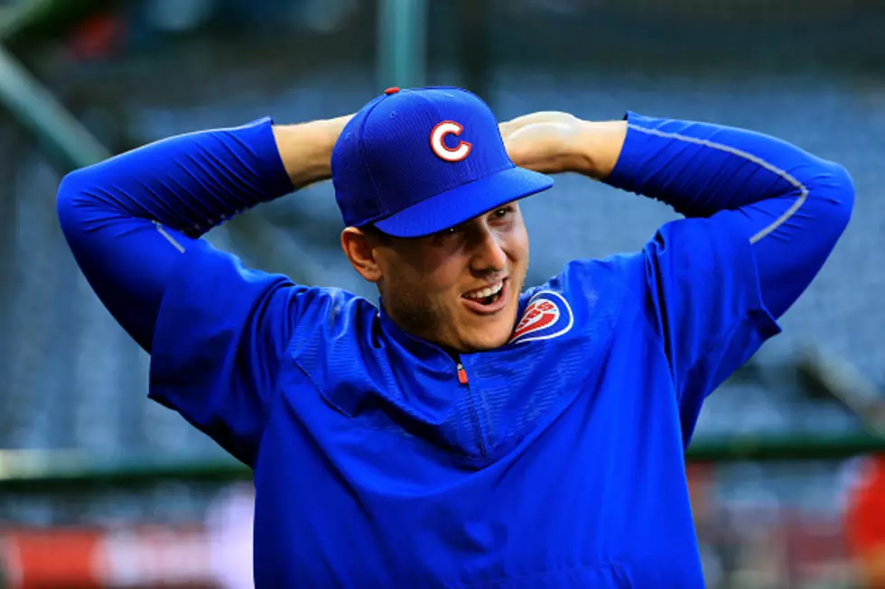 Anthony Rizzo Gave Motivational Speeches in the Nude During the World Series