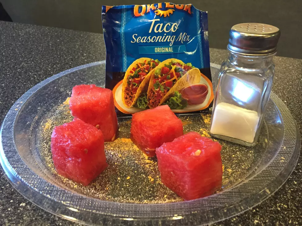 Steve and Mandy Try a Food Network Chef’s Taco Seasoned Watermelon