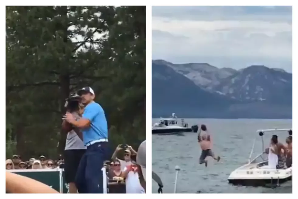 Watch Aaron Rodgers Throw An Absolute Dime To A Dude Jumping Off A Boat