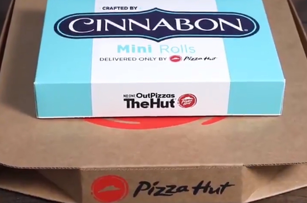 Rockford Pizza Hut Restaurants Now Delivering Cinnabon Cinnamon Rolls