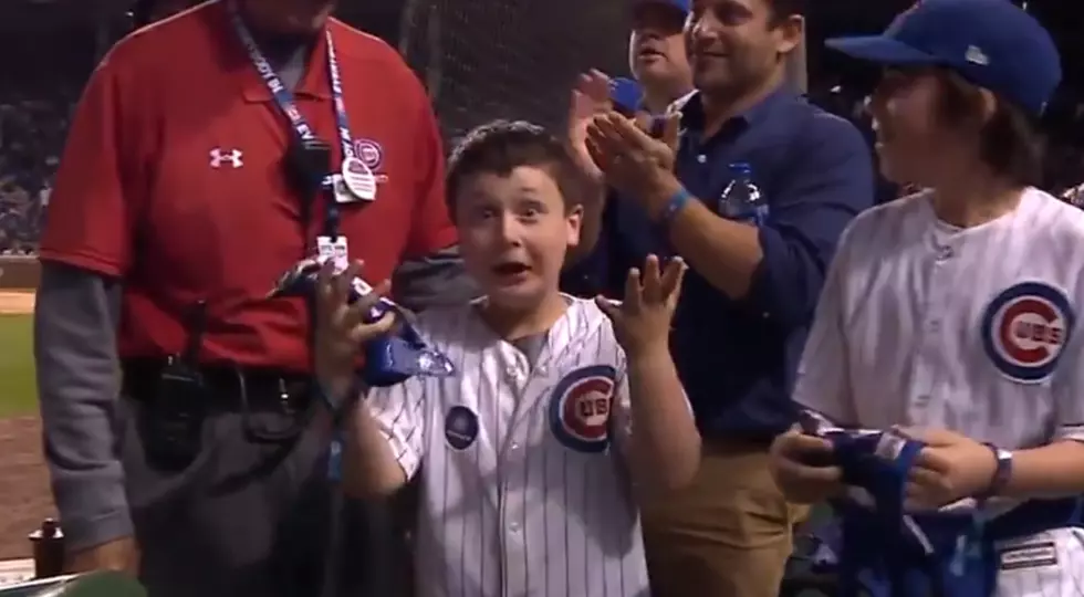 A Young Cubs Fan Lost It After Javy Baez Gave Him A Batting Glove