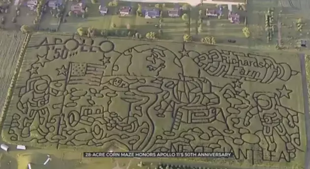 World&#8217;s Largest Corn Maze in IL Premiers New Moon Landing Design