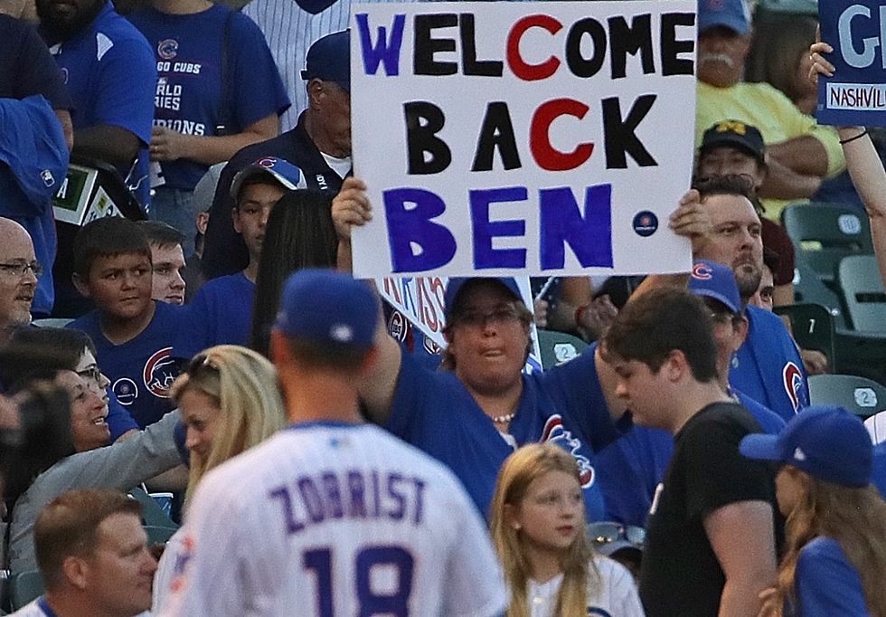 Zobrist is Back & His Walk Up Song is Still 'Bennie and the Jets'