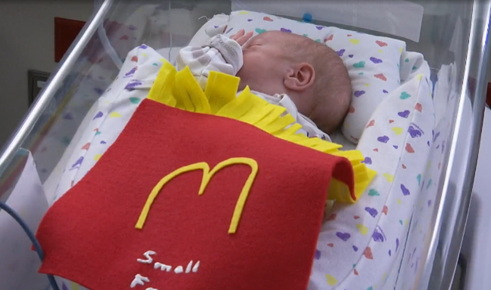 Swedish American Hospital Wins Halloween With ‘Small Fry’ Baby Costume