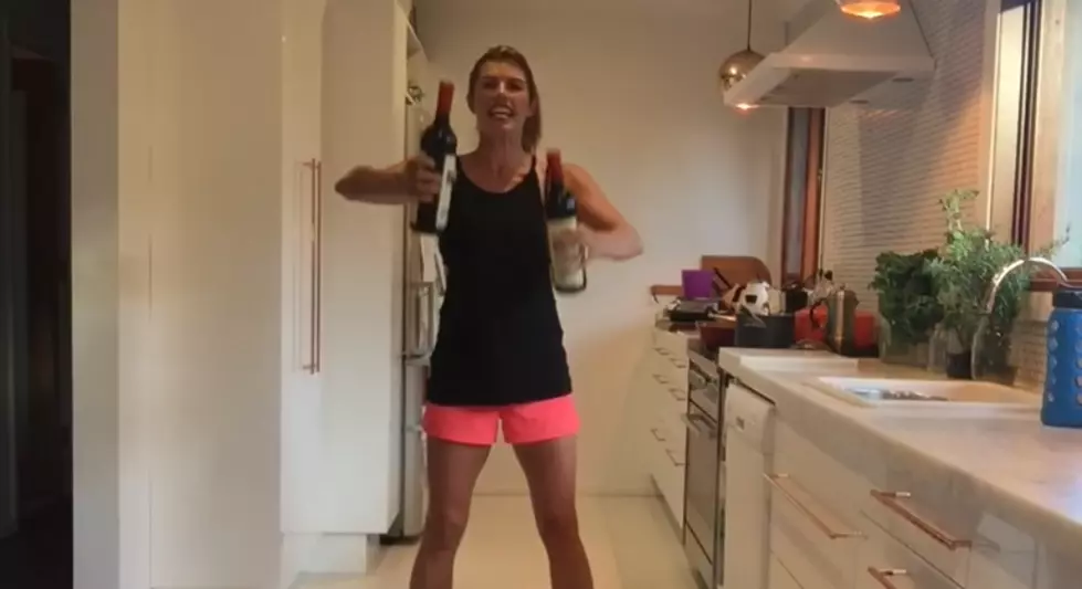 Stuck at Home? Work out with Wine Bottles