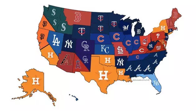 According to Twitter The Cubs Are a Lot of States Favorite Team