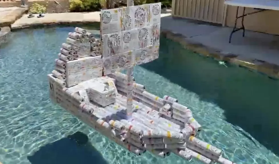 YouTuber Builds Boat Out of White Claw Cans, Names it SS Clawdia