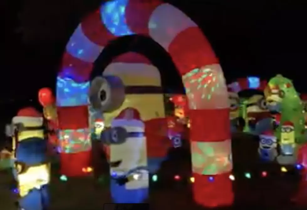 Over 100 Christmas Inflatables in Machesney Park Front Yard