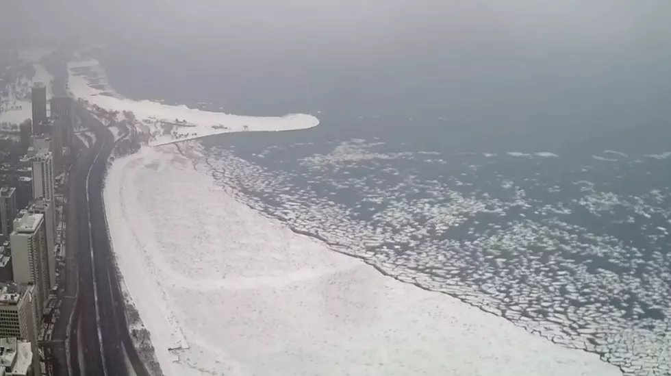 Watching Lake Michigan Ice Break Away is Surprisingly Cool