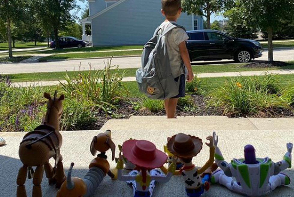 Illinois Mom Sends Son Off to Pre-K in the Cutest ‘Toy Story’ Way