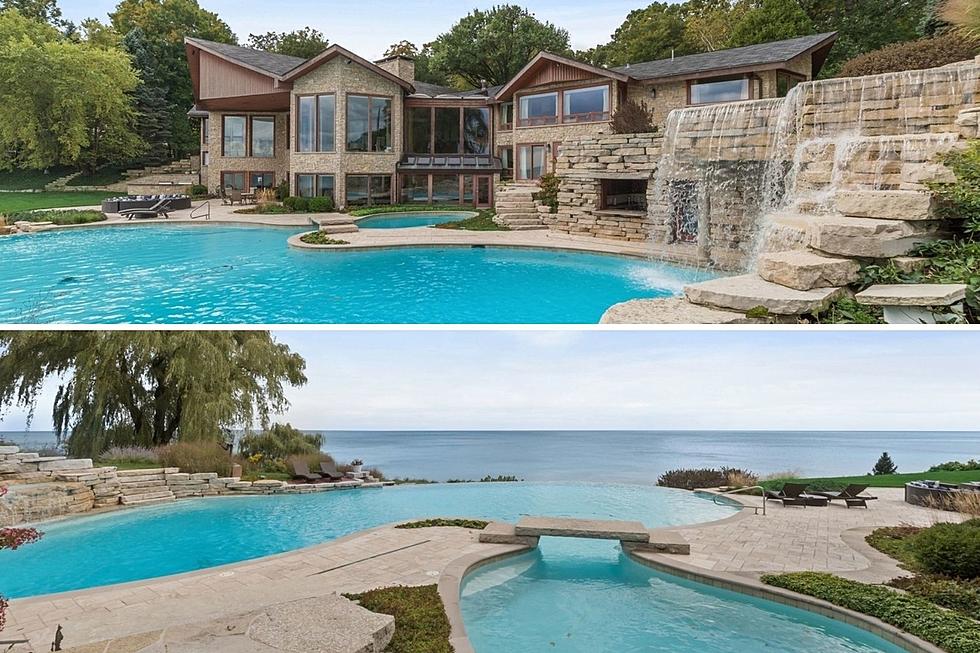 $7M IL Mansion Filled and Surrounded by Unbelievable Lake Luxury