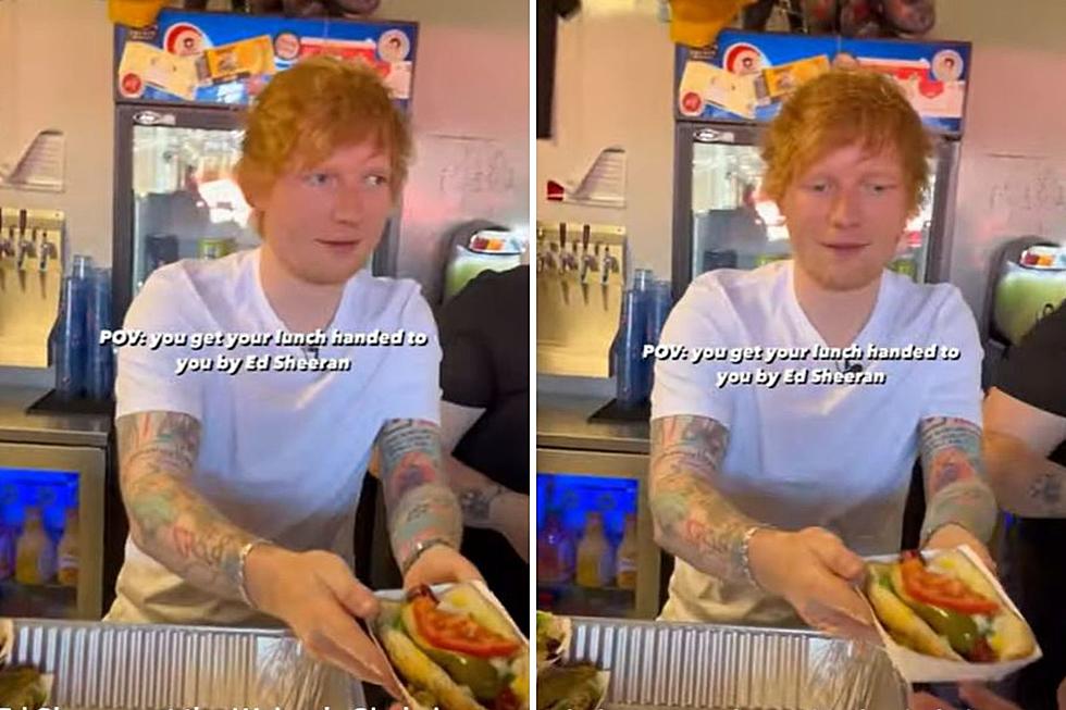 Ed Sheeran Spotted At Iconic Chicago Restaurant Serving Hot Dogs