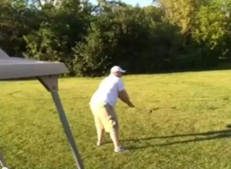 Golf Lesson Gone Wrong [VIDEO]