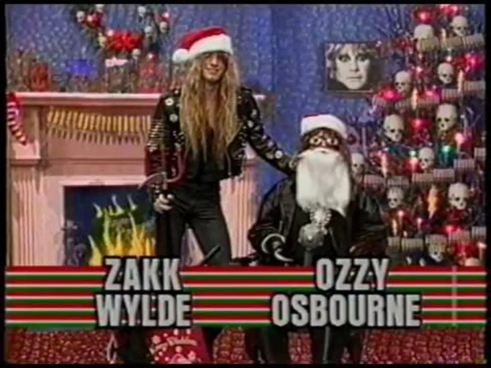 Ozzy as Santa on MTV (Video)