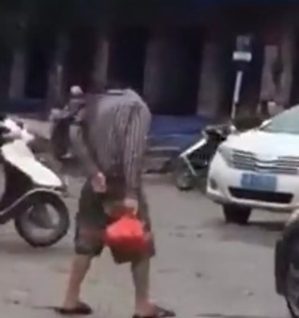 Film of Headless Man Walking Across The Street WTH (Video)