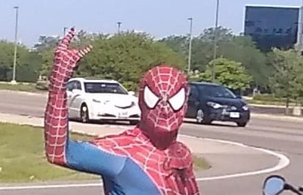 Spiderman Spotted on a Motorcycle in Rockford? (Pic)