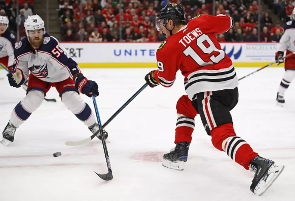 Blackhawks' Toews Out Indefinitely Due to Medical Issue