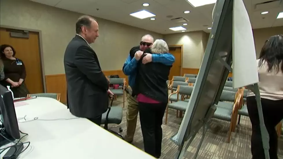 Blind Man Sees His Wife for the First Time in 10 Years [Video]