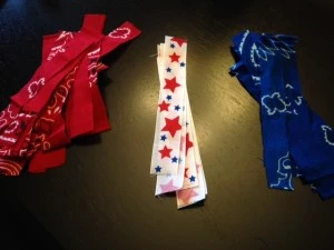 How to make bandana flip flops