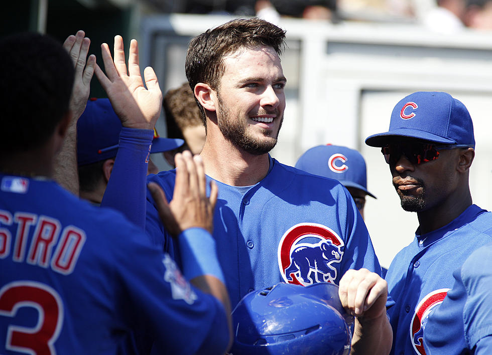 Video Shows Mural of Kris Bryant Going Up on a Building
