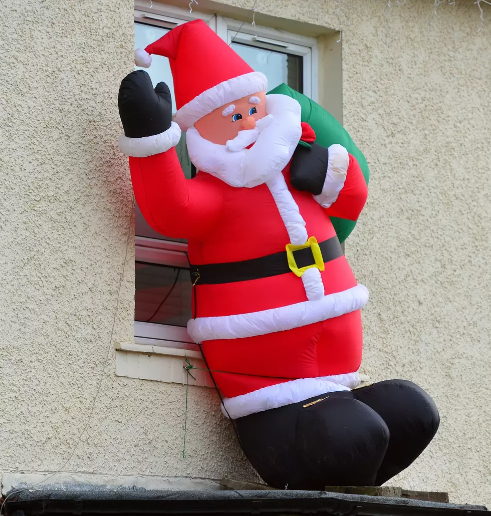 Giant Santa Inflatable Stolen From Clodius